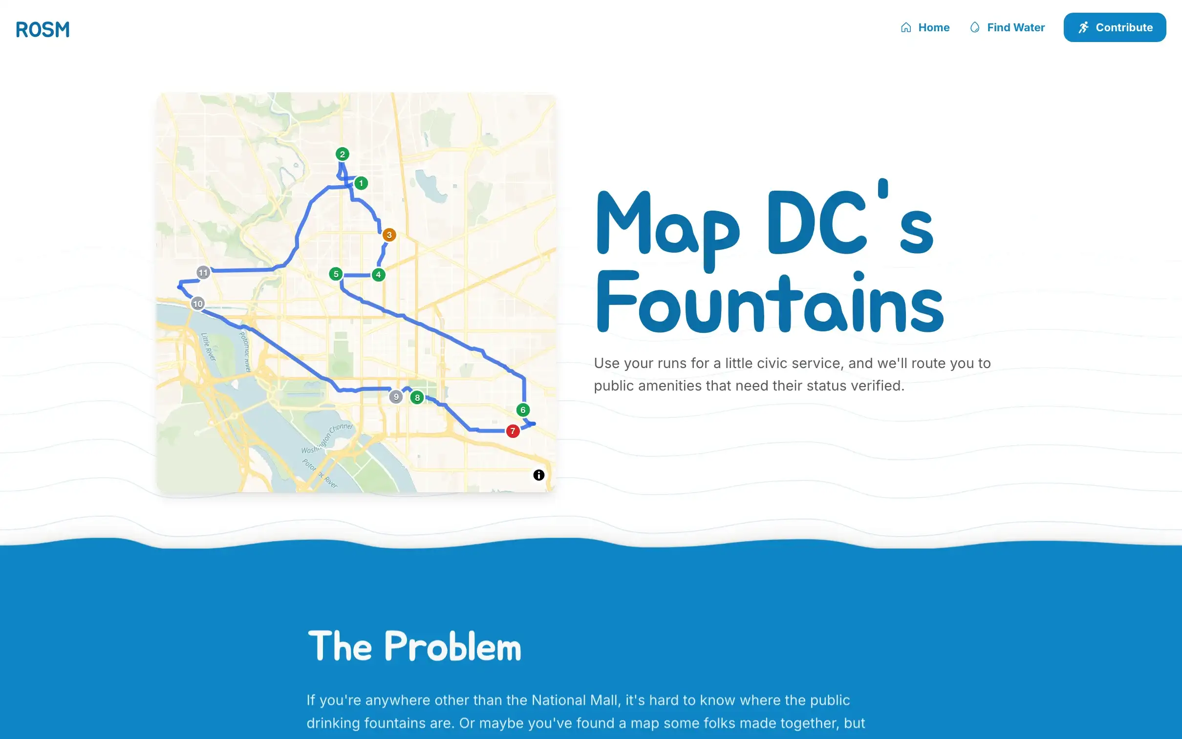 ROSM — Map DC's Fountains